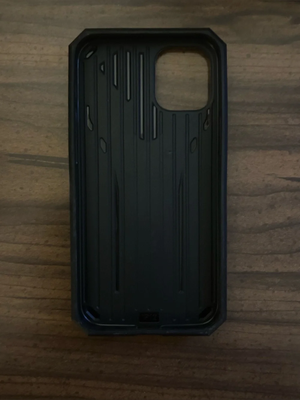 New iPhone 12 Mini Blue and Black Protective Phone Case with Stand